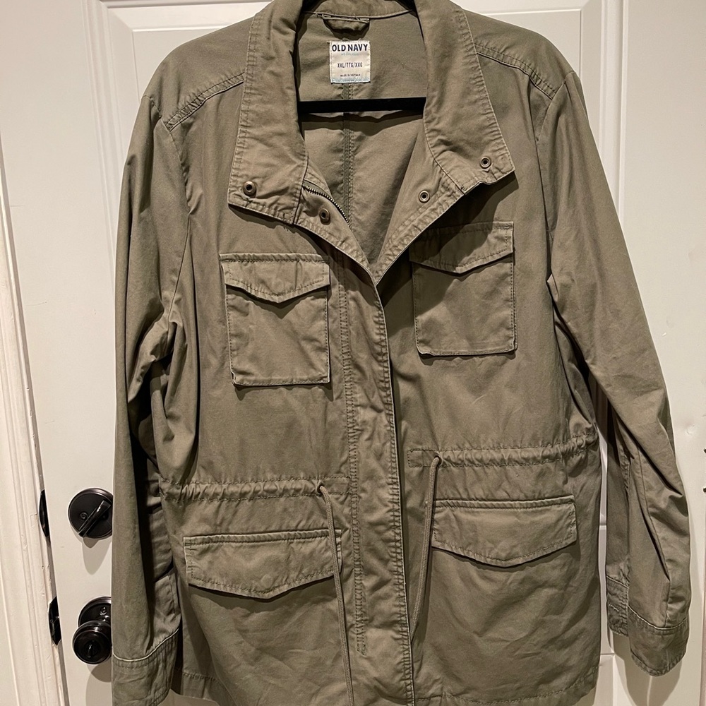 Old Navy Green Utility Jacket Women’s Plus Size